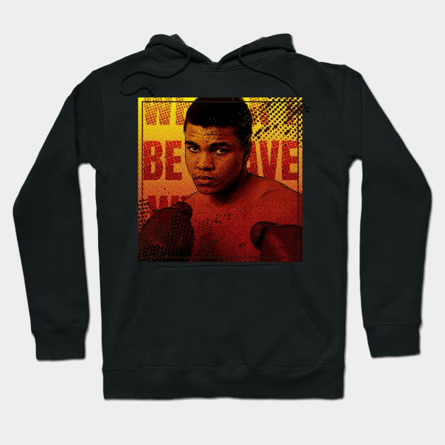 Muhammad Ali in Memorial Hoodie by darkbattle